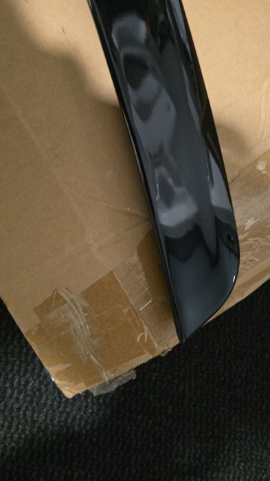 Aileron spiler mercedes  E W212 sedan 09-16 AMG  preto brilhante