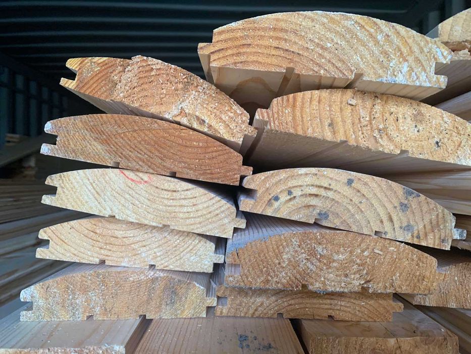 Вагонка, дошка пола, блокхаус, брус, тераска, дошка обрізна 6-9 метрів