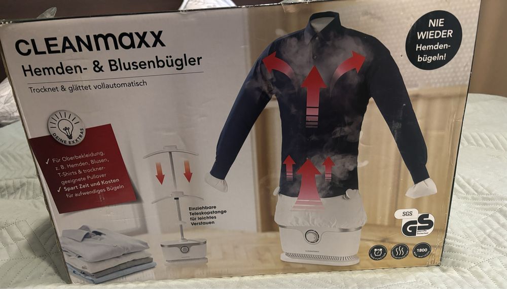 Парова прасувальна машина CLEANmaxx