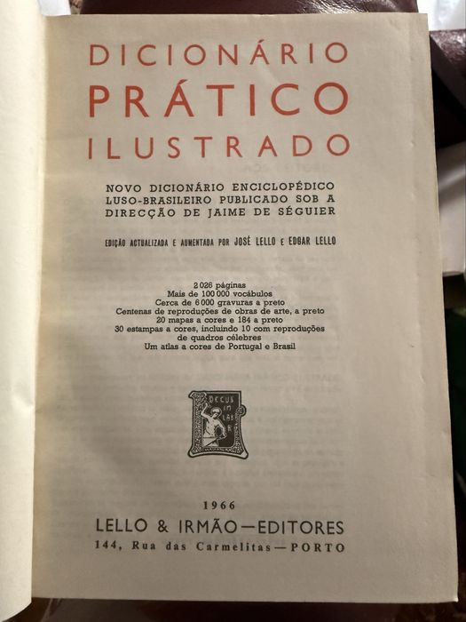 Dicionario Pratico Ilustrado 1966
