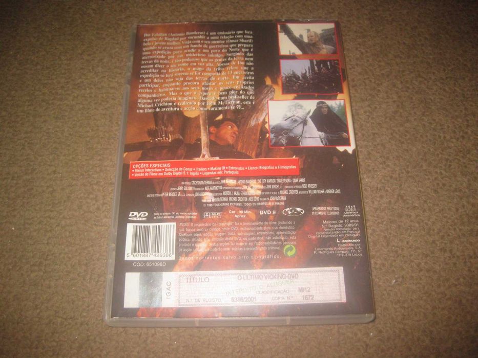 DVD "O Último Viking" com Antonio Banderas64751021265537121