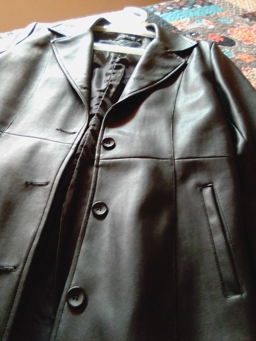 Casaco comprido preto