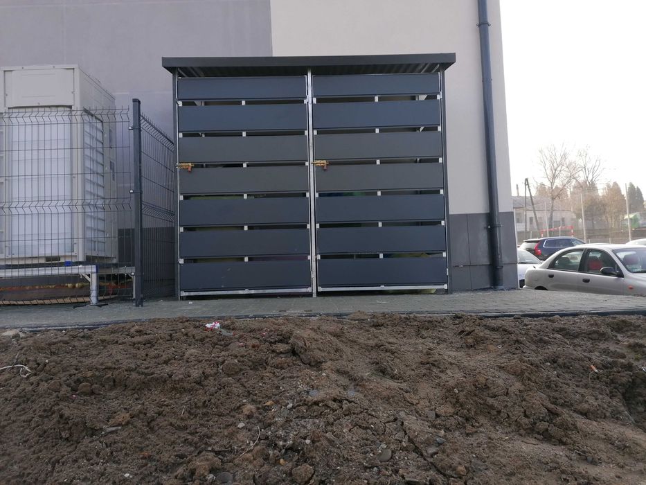 Wiatka Śmietnikowa z panela w dowolnym kolorze 2x1