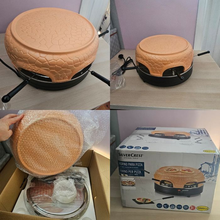 Forno de Pizza Elétrico SilverCrest – 6 Pizzas ao Mesmo Tempo!