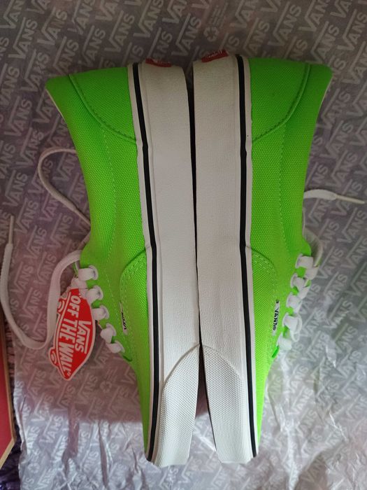 Neonowe buty Vans 38,5 wkładka ok 24,5 cm