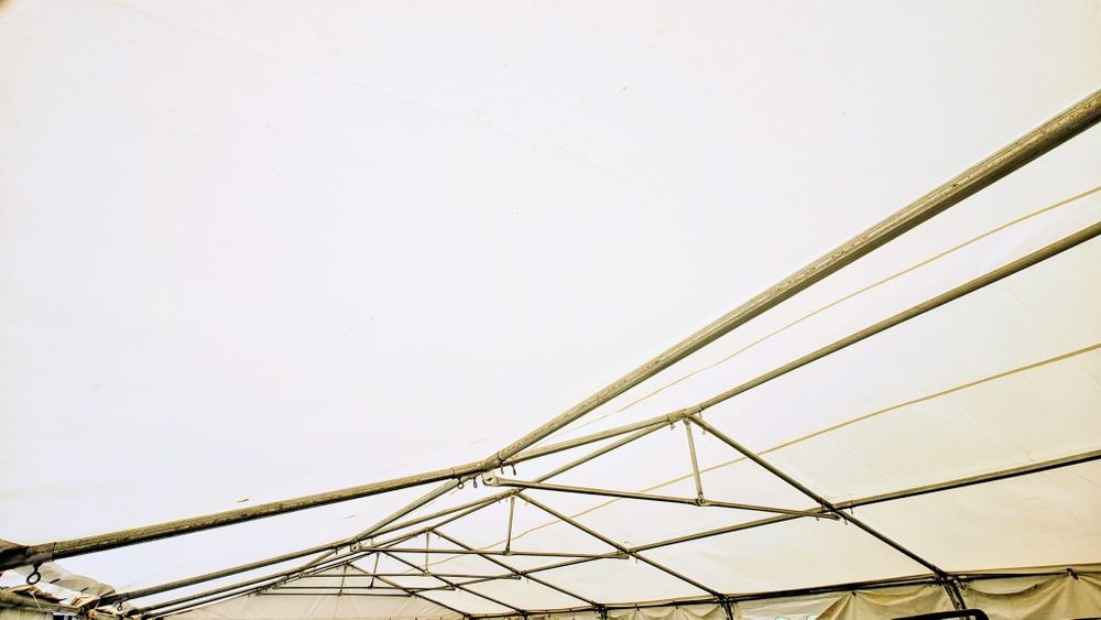 Tenda garagem reforçada 12/5m