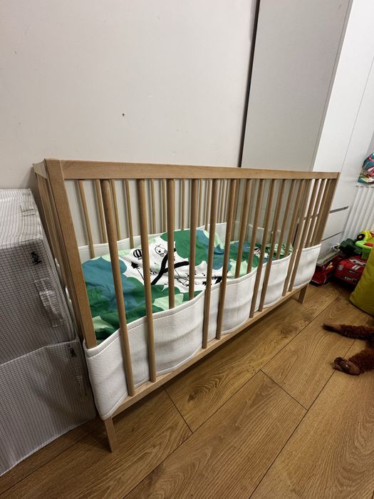 Łóżeczko niemowlęce 60x120 z materacem