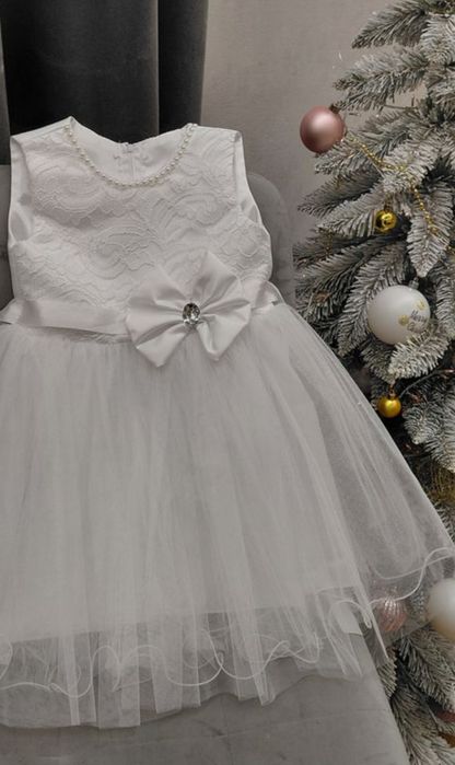 Біла святкова сукня Плаття сніжинки