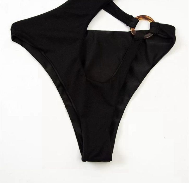 Купальник чорний 2025 монокіні злитий цілісний модний стильний