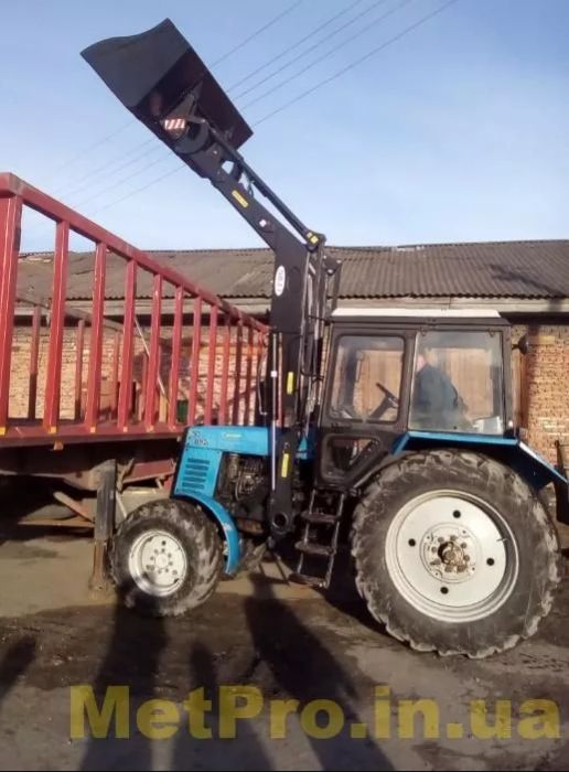 Фронтальный погрузчик TUR-5 .1 на МТЗ, Т40, Т25. 4.3м  + джойсти