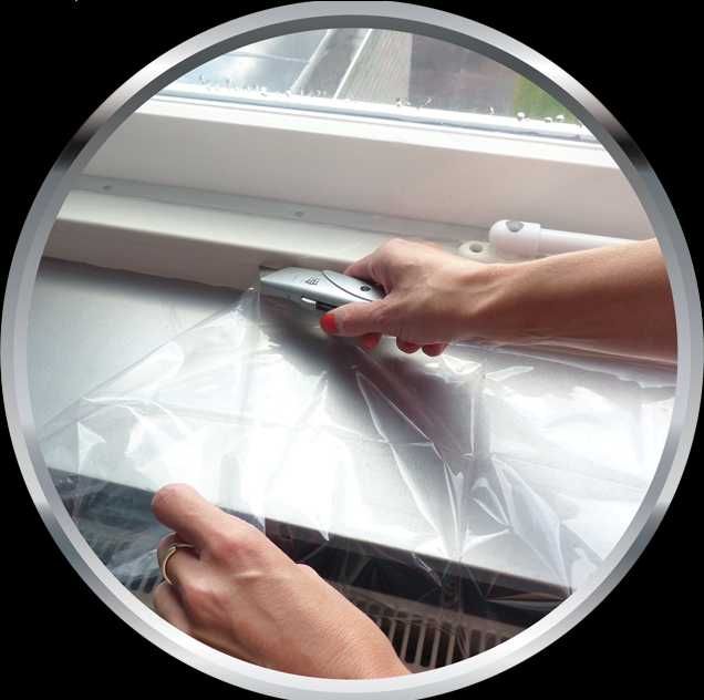 Енергозберігаюча термозбіжна посилена плівка на вікно ThermoLayer