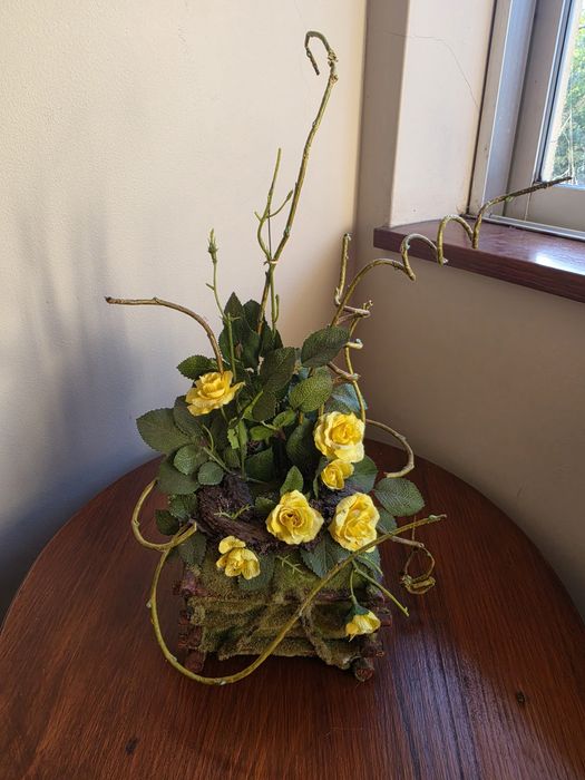 Arranjo floral pra vela