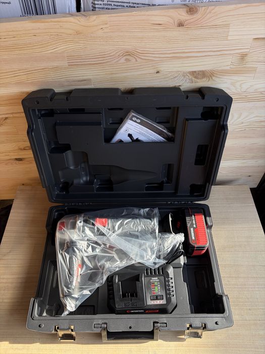 Шліфмашина кутова акумуляторна INTERTOOL WT-0366 20В,125 мм,10000об/хв