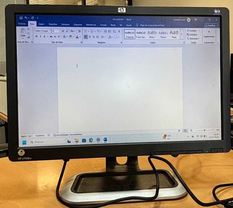 Monitor HP L1908w