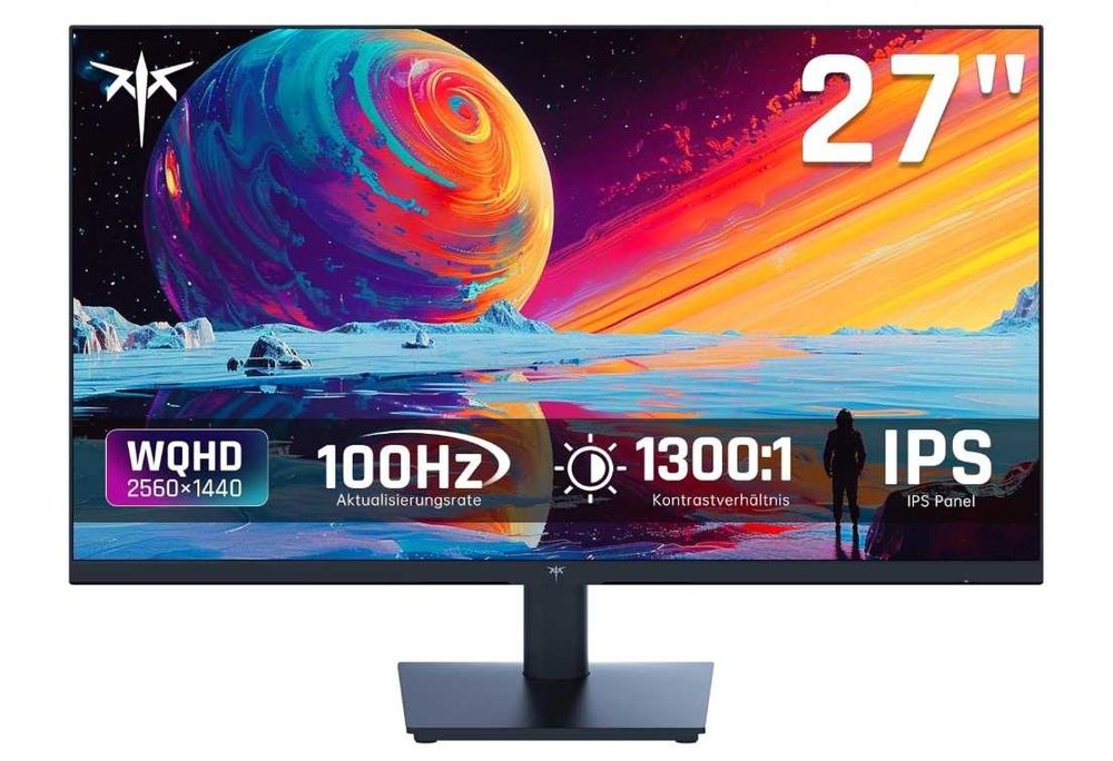 Monitor KTC H27D9/ 27 cali/ QHD 2K/ 100Hz (OC 120Hz)/ panel IPS/ ekran anty-niebieskofalowy/ wsparcie dla Free Sync i G-Sync/ Nieużywany