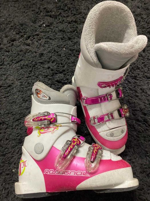 Narty Fischer 90 i buty 20,5 Rossignol dla dziewczynki