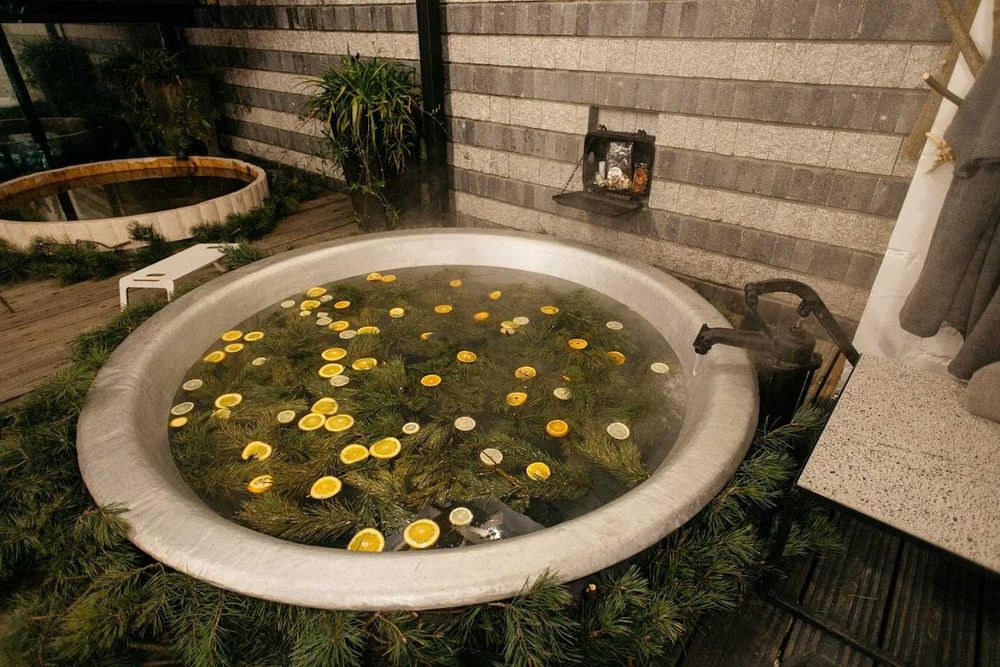 чан на дровах на вечір