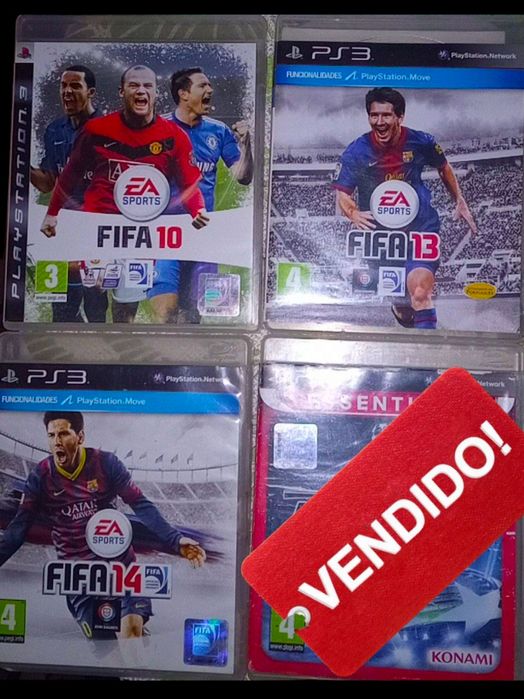 3 Jogos FIFA 12, 13 e 14 Ps3 Paranhos • OLX Portugal