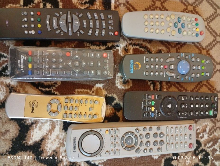 Пульты ДУ всякие разные