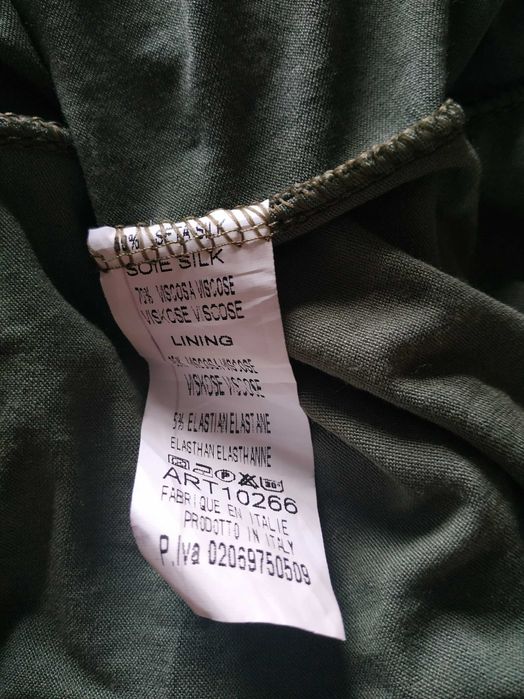 Sukienka Duży Rozmiar Ciepłe Kolory Trendy Italia
