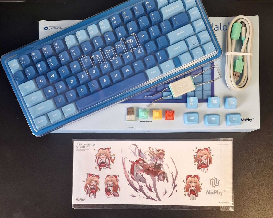 Беспроводная механическая клавиатура NuPhy Halo75 V2/Silend Red Switch