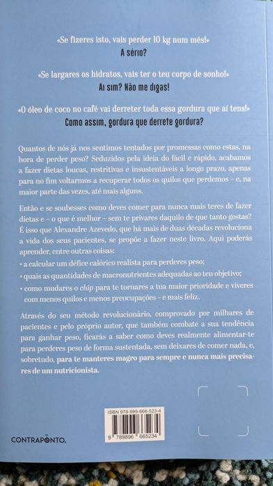 Livro - o Teu Último Nutricionista