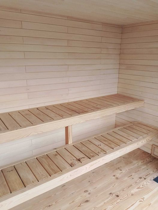 Sauna Ogrodowa 3,1x2,7 m z panoramicznym oknem