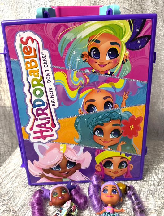 Ляльки Hairdorables та кейс до них