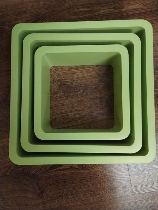 Półki wiszące kwadraty