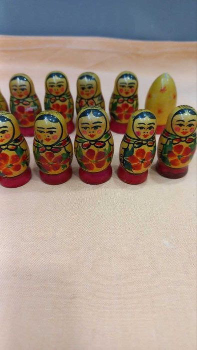 Матрешки маленькие деревянные 4см