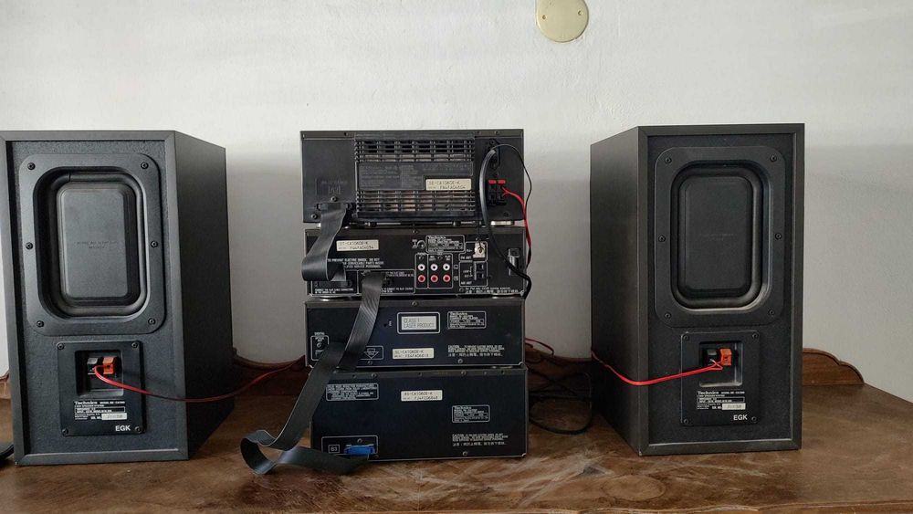 Sistema Som Vintage Technics SC-CA1060 (Para Restauro / Peças)