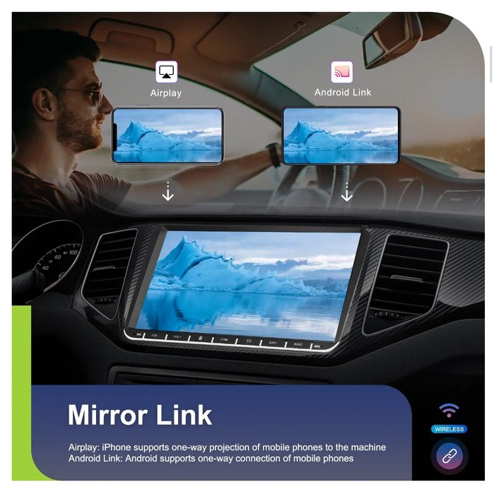 Rádio 9 Polegadas Seat Skoda  Volkswagen 4/64GB Carplay GPS wifi BT