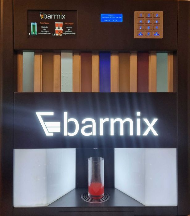Barmix, barman automat do drinków. Fotobudka 360, ciężki dym!