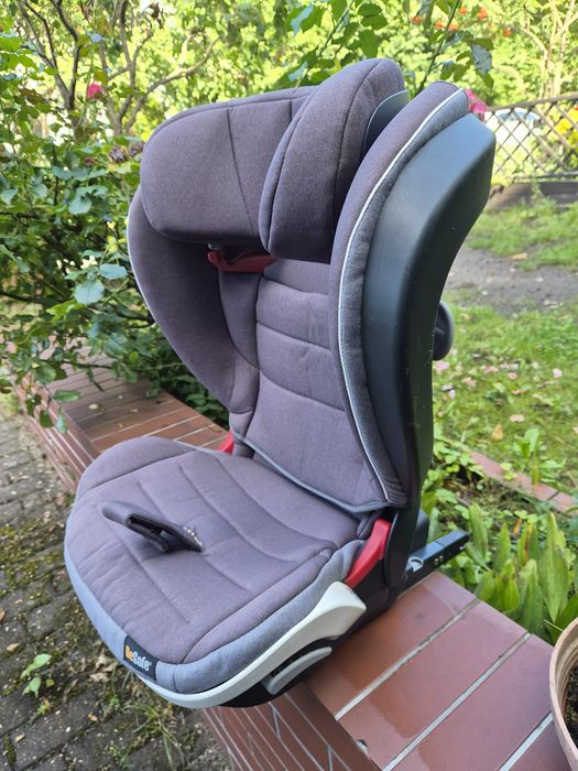 Super bezpieczny fotelik samochodowy  BeSafe iZi Flex fix i-Size 110-150cm - czysty, wyprany