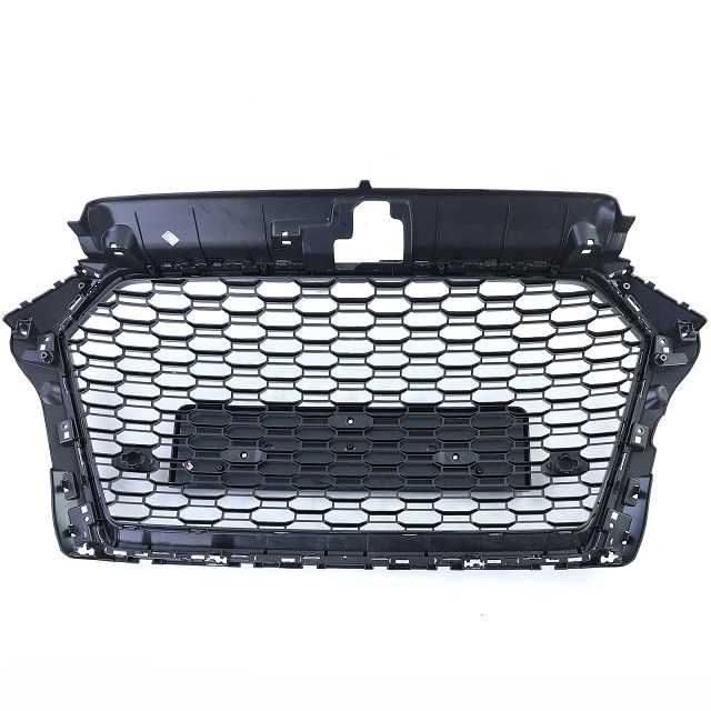 Grelha Frontal Audi A3 8V 16-20 Preto Brilhante