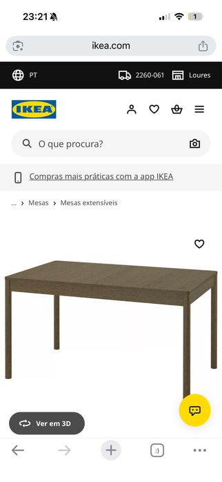 Mesa de refeicao nova