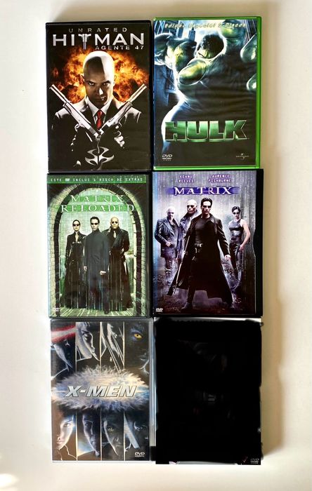 16 Filmes em Dvd.
