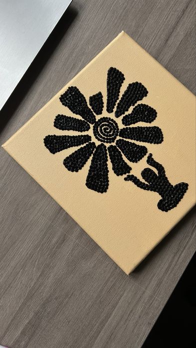 Quadro feito à mão - Arte com pedras