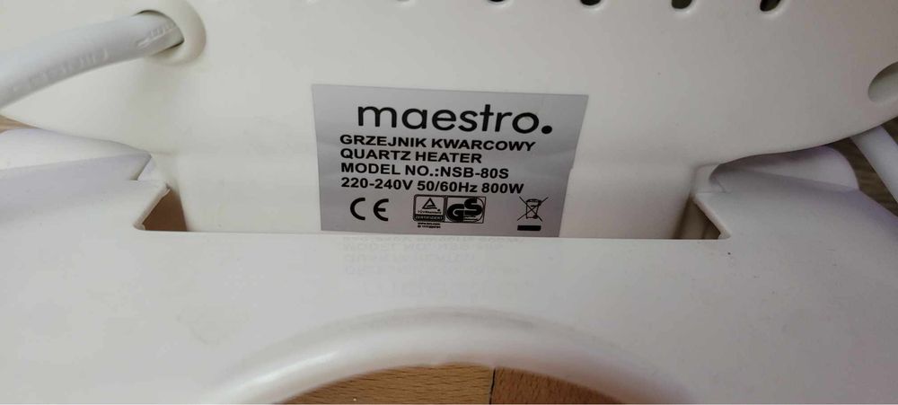 Grzejnik kwarcowy maestro