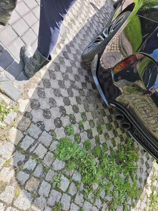 накладка заднего бампера bmw x5 f85 диффузор карбон бмв х5 (3-части)