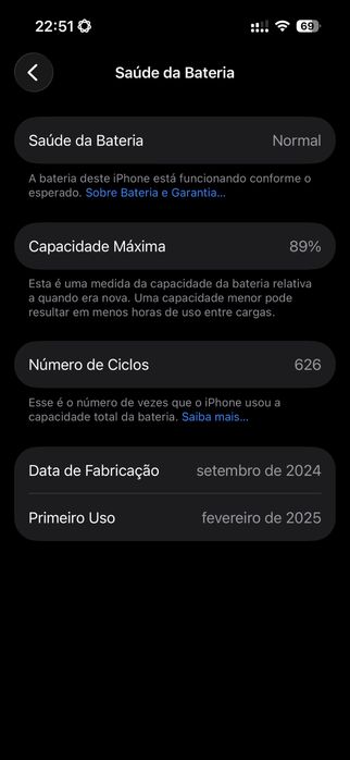 Iphone 16 256gb novo