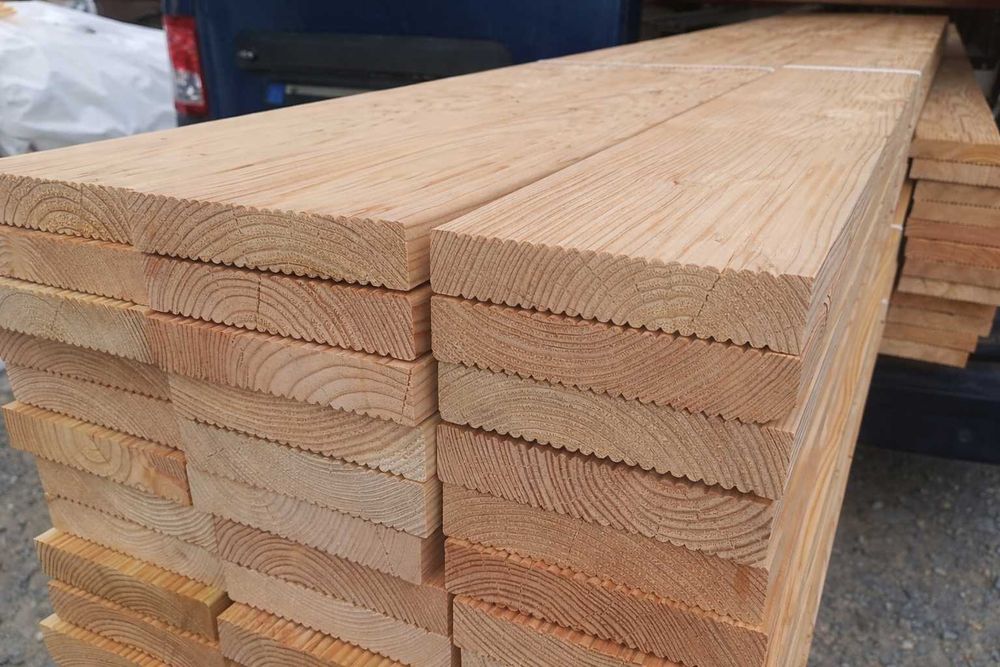 Deska tarasowa elewacyjna podłogowa boazeria półbal szalówka podbitka