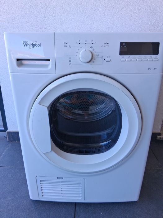 Maquina de secar roupa bomba a calor whirlpool 8kg A++
