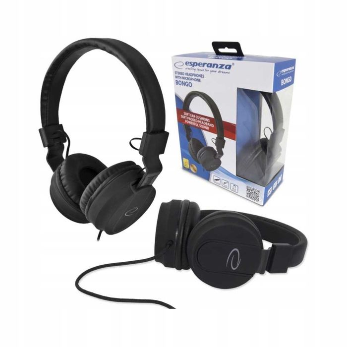 Słuchawki Nauszne Z Mikrofonem Dla Gracza Przewodowe Z Regulacją