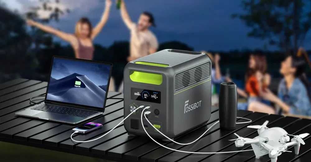 Зарядна станція Fossibot F1200\2400 Ємність батареї 1024 Вт/год