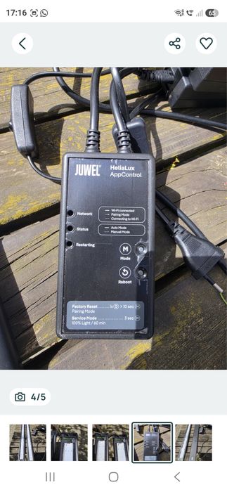 Akwarium Juwel Rio 350 czarne HeliaLux Spectrum