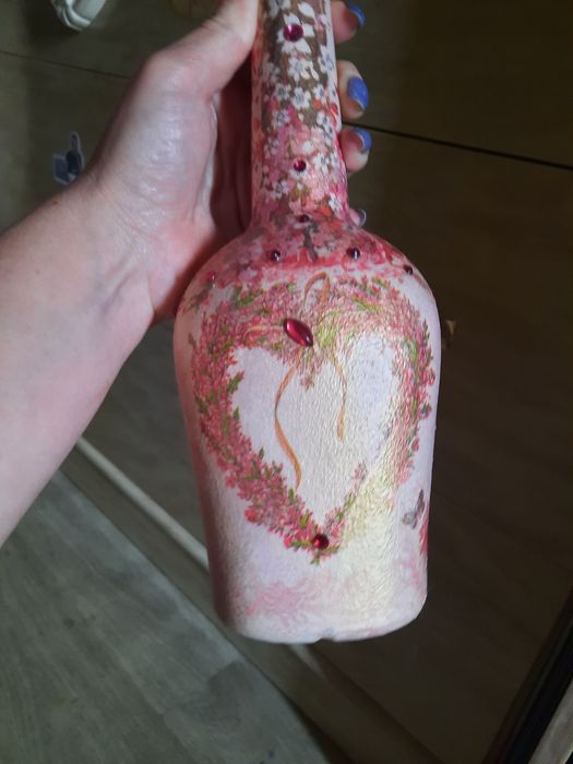 Декоративная бутылка 24 см.