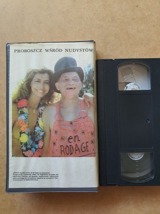 Proboszcz wśród nudystów VHS komedia