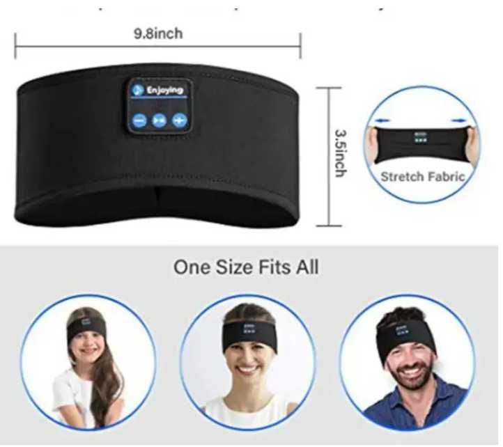 Пов'язка на голову з Bluetooth навушниками спорту, сну та відпочинку