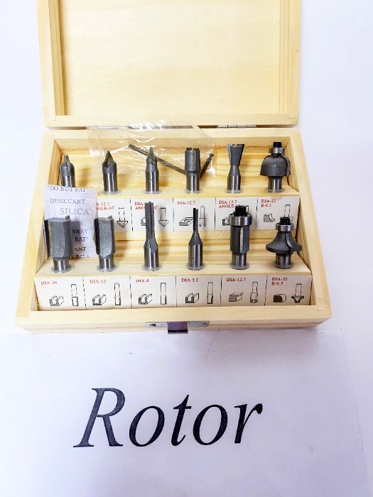 Набор фрез по дереву 35 шт. AL-FA алюминиевый кейс набор фрез 12 шт.